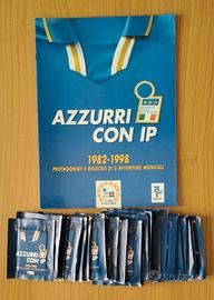 AZZURRI CON IP ALBUM VUOTO + 50 BUSTINE  
