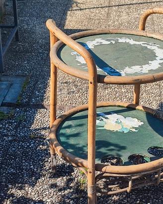 carrello vintage portavivande 