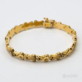 Bracciale semirigido donna oro giallo 18kt A.141