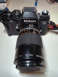 Nikon F3+ obiettivo nikkor 105 f4