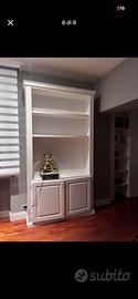 Libreria legno bianco