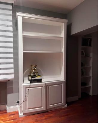 Libreria legno bianco
