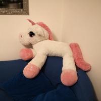 Unicorno peluche gigante bambina