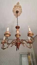 Lampadario a bracci vintage