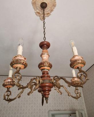 Lampadario a bracci vintage
