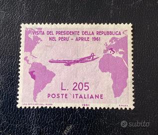 Francobollo Gronchi rosa