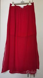 Gonna lunga color corallo