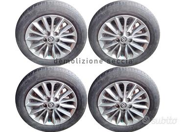 4 CERCHI e gomme TOYOTA VERSO lega 16°