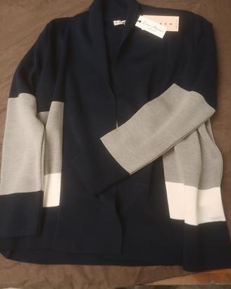 Cardigan lana sciallato donna/uomo 