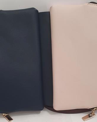 borsetta Zara 4 colori, blu, beige, rosa e marrone