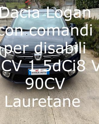Dacia Logan comandi per disabili.MCV 1.5dCi8 V 90C