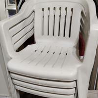 Sedie in resina resistenti 