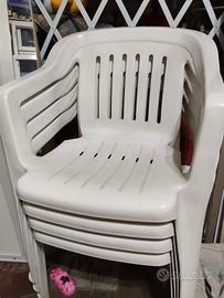 Sedie in resina resistenti 