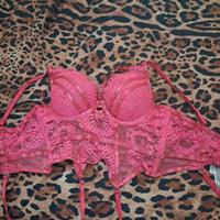 Top rosa per serate o intimo mai usato