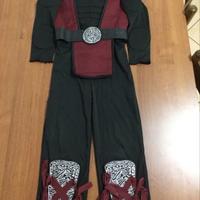 Costume Ninja carnevale bambino 8-10 anni / 128 cm