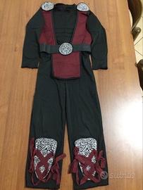 Costume Ninja carnevale bambino 8-10 anni / 128 cm