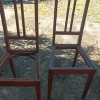 2 sedie primi '900  da tappezzare