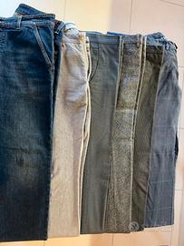 6 Pantaloni autunno inverno uomo taglia 48