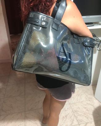 Borsa trasparete originale ( Armani Jeans )