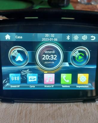 Carplay 5 pollici moto