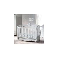 Lettino Raffaello Design Grace Bianco-Argento