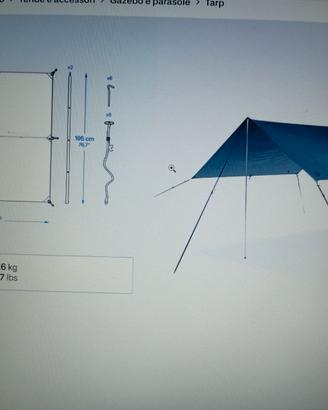 tenda da spiaggia quechua