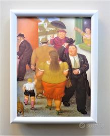 Quadro Uomo di Botero con cornice