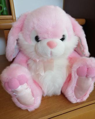 PELUCHE CONIGLIO ROSA