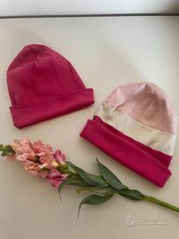 Coppia di Cappellini in cotone  10- 12 anni
