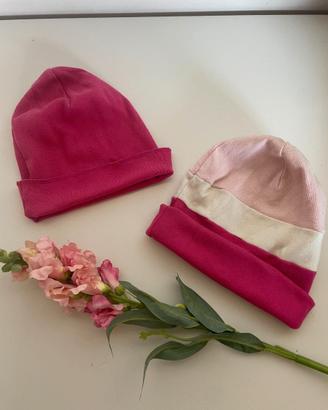 Coppia di Cappellini in cotone  10- 12 anni