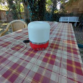 radio +lampada anni 70