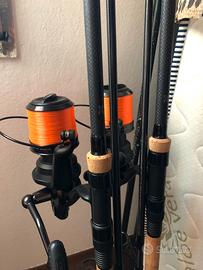 Coppia canne carpfishing fox