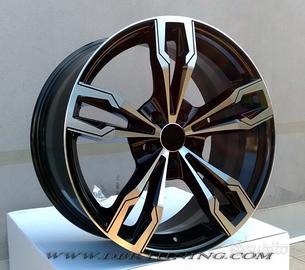 Cerchi BMW 18 sp44 black polish serie 1 2 3 X