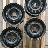 4 cerchi in ferro Ford Ka 13" originali