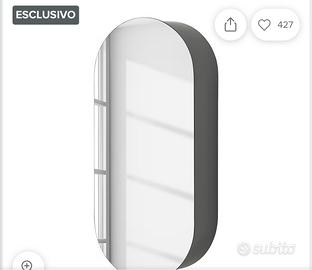 Specchio da bagno contenitore Deghi