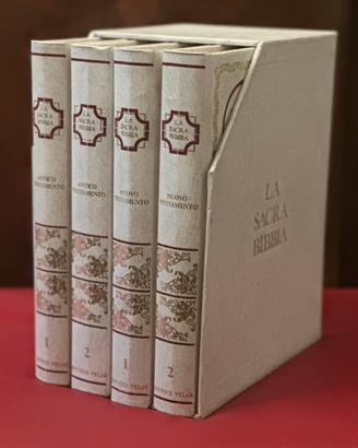 La Sacra Bibbia - cofanetto completo 4 volumi