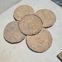 Camminamento passi mezzaluna 42cm in pietra