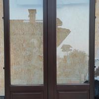 porta finestra in legno 