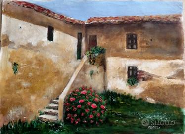 casale, dipinto a mano