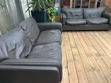 Coppia divani Poltrona Frau in pelle