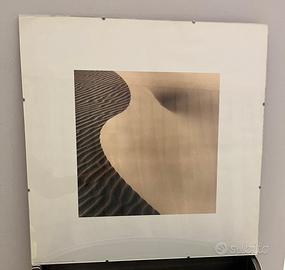 Quadro moderno stile minimal con cornice a vista