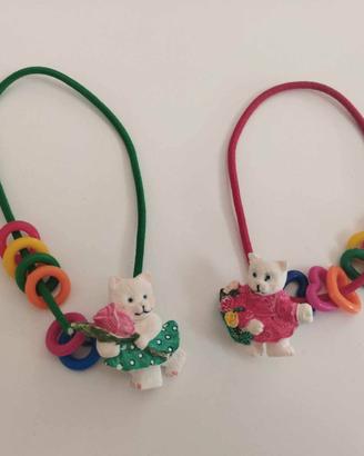 Elastici per capelli con gatti