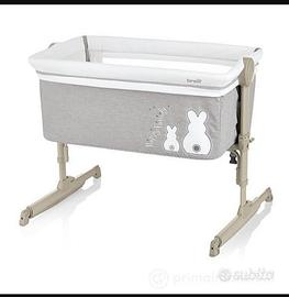 Culla neonata fianco letto 