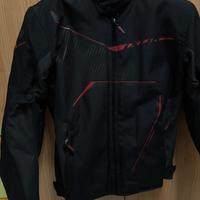 Giubbotto Moto in tessuto Ixon Slash Nero Rosso