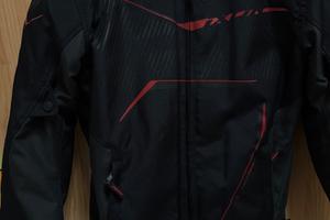 Giubbotto Moto in tessuto Ixon Slash Nero Rosso