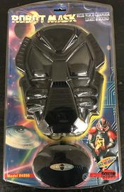 Maschera nera Robot vintage
