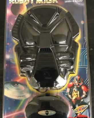 Maschera nera Robot vintage