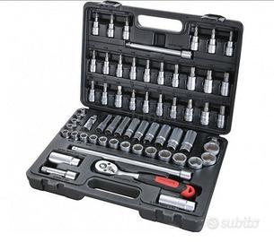 Attrezzi Meccanici Moto Valigetta Kit 61 Chiavi in