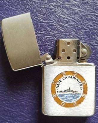 accendino zippo  da collezione nave carabiniere