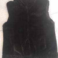 Smanicato in pelo nero